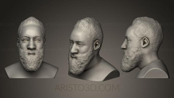 Busts and bas-reliefs of famous people (BUSTC_0268) 3D model for CNC machine
